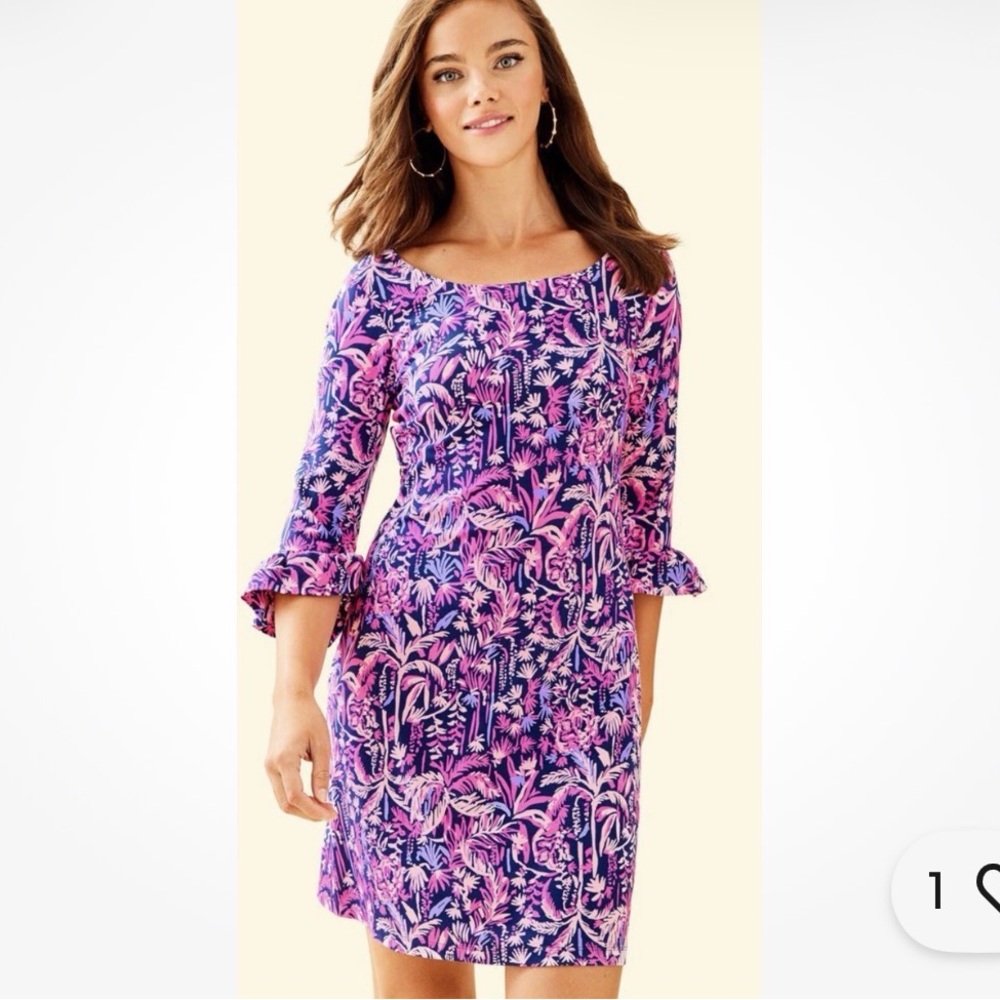 Lilly Pulitzer Sophie Ruffle Dress Swing of Things Dress Sun Protection Medium